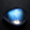AAAAA - Truly Very Rare Blue Moon Rainbow Moonstone Gorgeous Blue Fire Nice Clean Tear Drop Shape Cabochon Huge size 10x14 mm -weight 6.90 cts thick 7 mm
